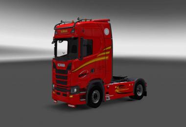 Scania S730 Agenau Group skin 1.27