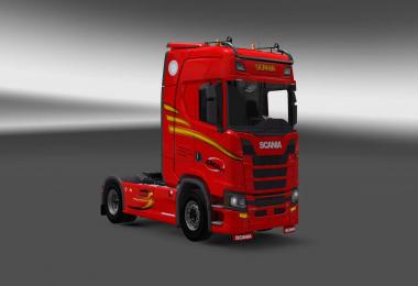 Scania S730 Agenau Group skin 1.27