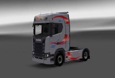 Scania S730 Dania Trucking skin 1.27