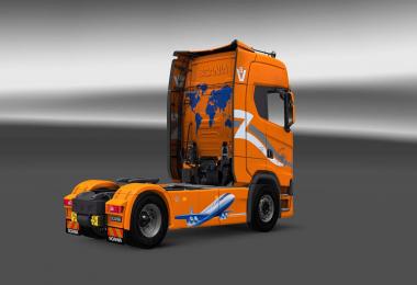 Scania S730 Skyteam skin 1.27