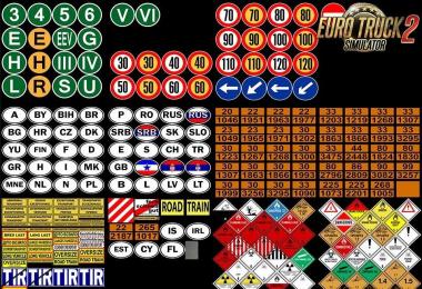 Signs for Truck v1.0.85.6 by tobrago