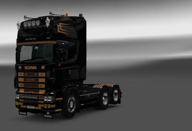 Simple black / gold skin for RJL’s 4series Scania 1.27.x