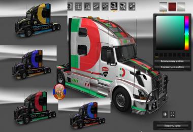 Volvo VNL780 Ducati Sport Skins 1.27.1.5s