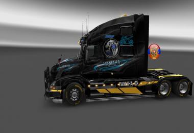 Volvo VNL780 & Trailer Doubledeck Yamaha Sport Combo Skin Packs