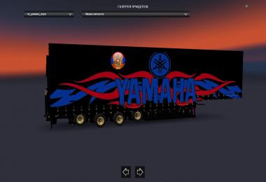 Volvo VNL780 & Trailer Krone4axe Yamaha Style Combo Skin Packs v2