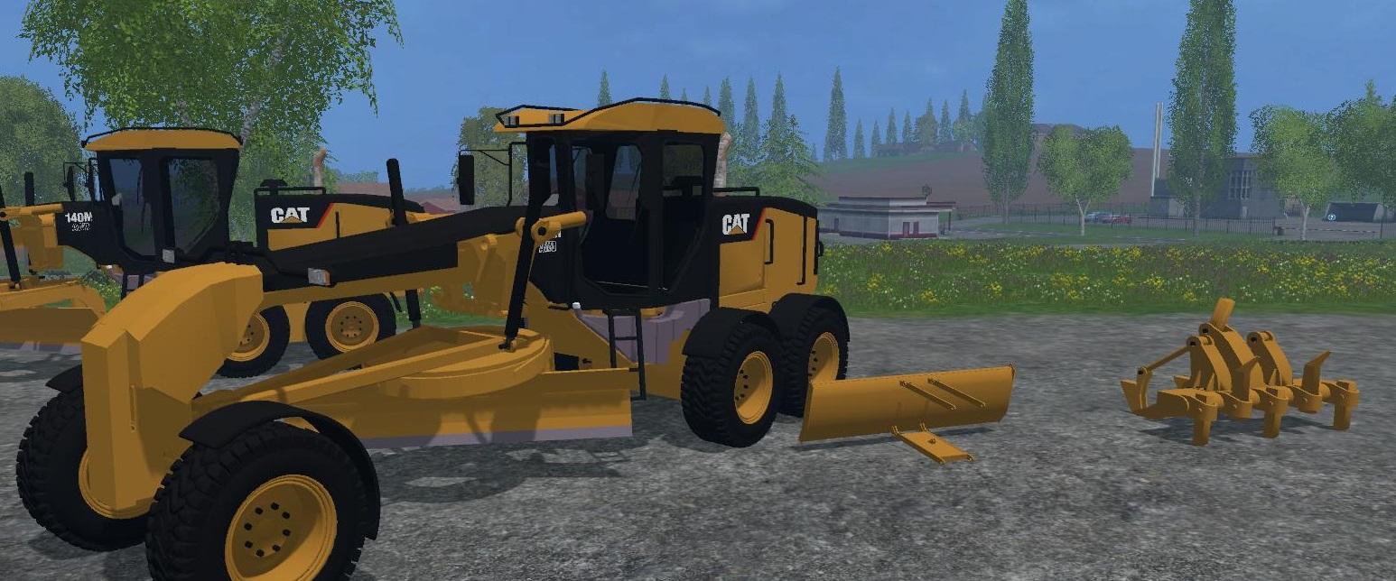 Cat 140M Road Grader v2.0 thumbnail 2