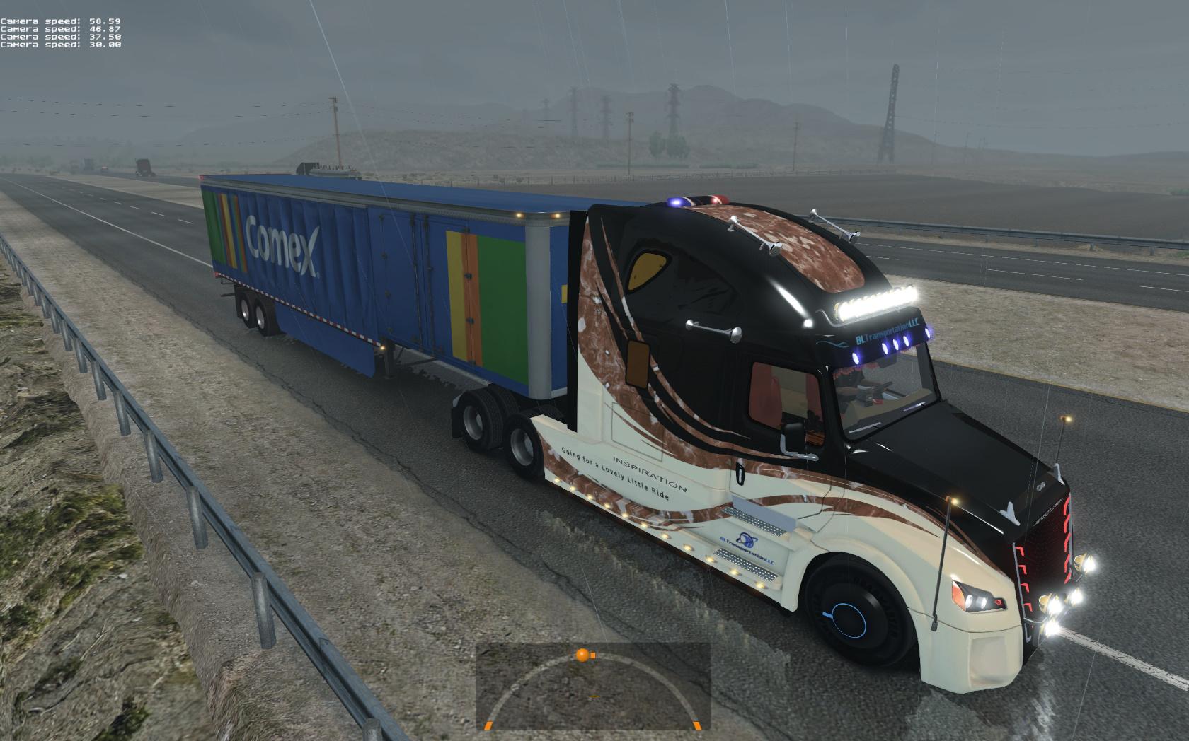 Freightliner Inspiration v 1.0 + SiSL's Mega Pack v2.5.1" (1.6) Freightliner Inspiration v 1.0 + SiSL's Mega Pack v2.5.1" (1.6)
