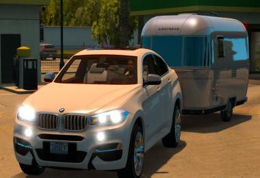 BMW X6M With Trailer
