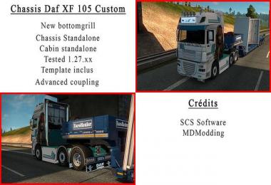 Chassis custom daf xf 105 1.27.x