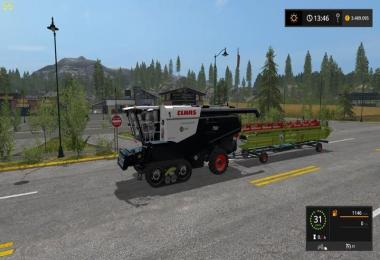 Claas Lexion 700 texture black v1.0