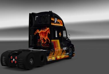 FREIGHTLINER INSPIRATION INFLAME skin v1.6