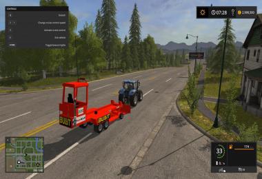 Pulling Sled FS2017 v1.0