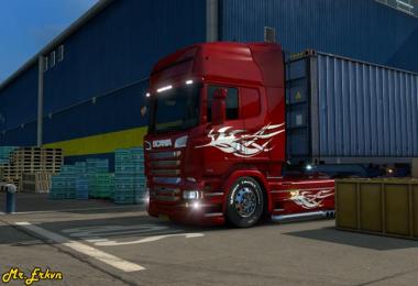 Scania RJL Paintable Tribal Skin 1.25