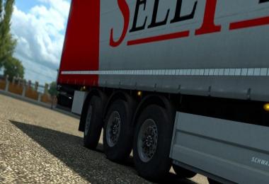 Steerable Axles for Schwarzmuller Curtain Trailer