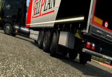 Steerable Axles for Schwarzmuller Curtain Trailer