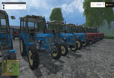 Zetor pack (Tractors + tools) v1.0