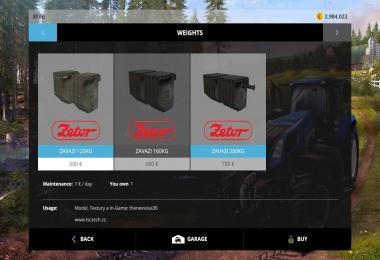 Zetor pack (Tractors + tools) v1.0
