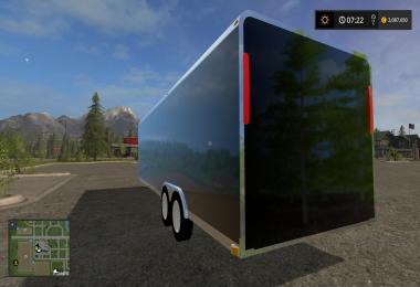 30FT Loadtrail Enclosed Trailer Converted v1