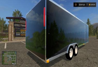 30FT Loadtrail Enclosed Trailer Converted v1