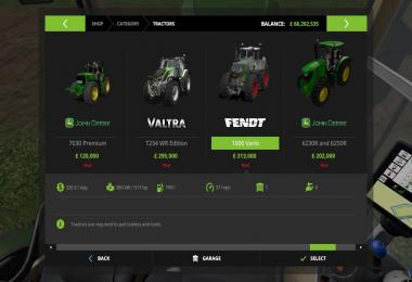 Fendt 1000 Tractor v1.1