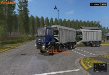 MAN TGS with Fliegl extension v4.0