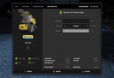 New Holland CR10.90 paint and chassis choice v1.2