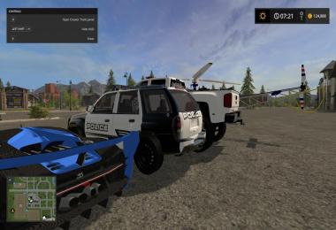 Police pack Farming simulator 17 v1.0