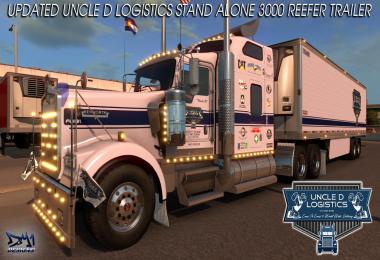 Uncle D Logistics VTC ATS 3000 Stand Alone Reefer Trailer v1.1