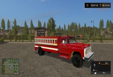 1972 Ford f600 Fire truck v1.0