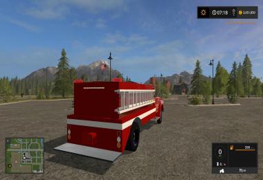 1972 Ford f600 Fire truck v1.0