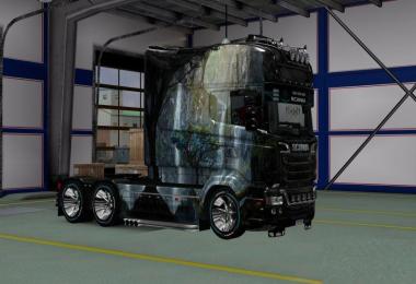 Skin Fantastic Peyzaj v3 for Scania RJL Longline