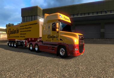 A.Jansen - DAF XT en Braunkohle Trailer 1.27.2.9