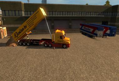 A.Jansen - DAF XT en Braunkohle Trailer 1.27.2.9