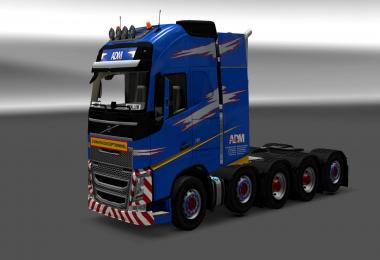 ADM Team Heavy Weight Volvo FH2012 Paintjob 1.27.x