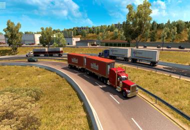 Double and triple trailers in traffic