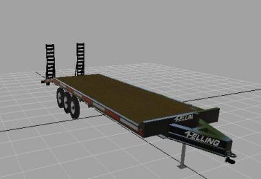 Felling vehicle trailer beta