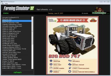 Free Fact Sheet Software for Windows FS17 v1.0