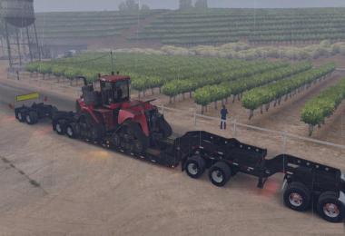 Long Oversized Trailer Magnitude 55l with a Load Tractor