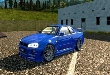 Nissan Skyline GTR R34 v2.0 improved 1.27.x
