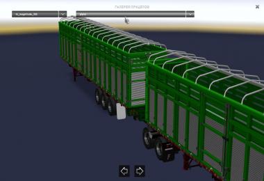 Pack double trailers for ATS