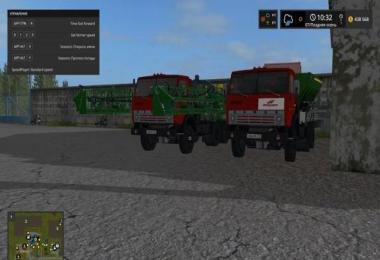 Pack Kamaz 54101 + Sprayer R4045 + Fertilizer Distributor v1.0