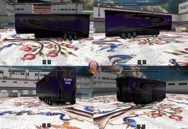 Scania R700 R700 Comdo Skin Packs 1.27.2.9s