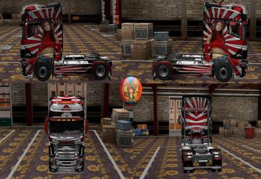 Scania R700 Reebok 2 Comdo Skin Packs 1.27.2.9s