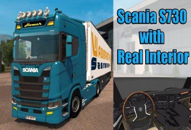 Scania S730 2017 with Real Interior