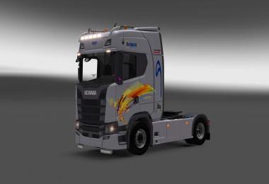 Scania S730 West Trans Line skin 1.27