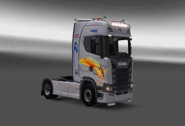 Scania S730 West Trans Line skin 1.27