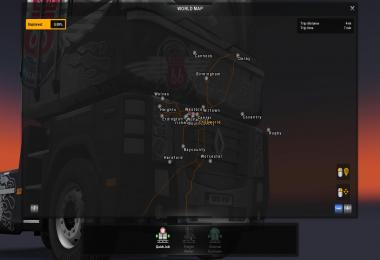 The midlands and Southwest + Ireland Map v1.8 [1.27] 