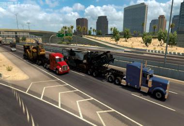 Trailers from DLC Heavy Cargo in traffic
