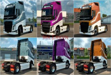 Volvo FH Metalic Paintable Holland Skin