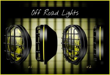 Pack lights, headlights, fog lights, small lights